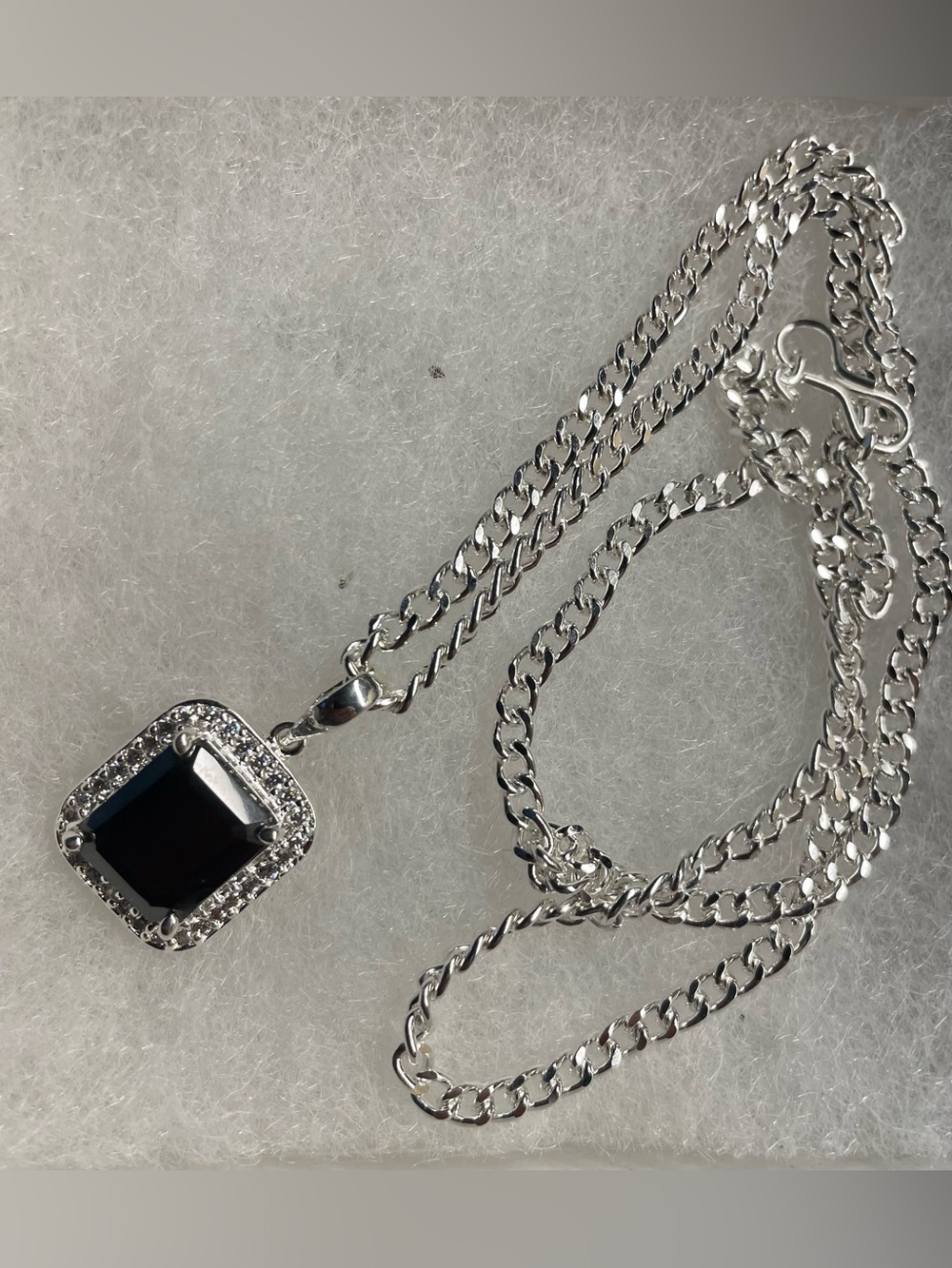 Exquisite Certified 11.01 Carat Black Diamond Pendant